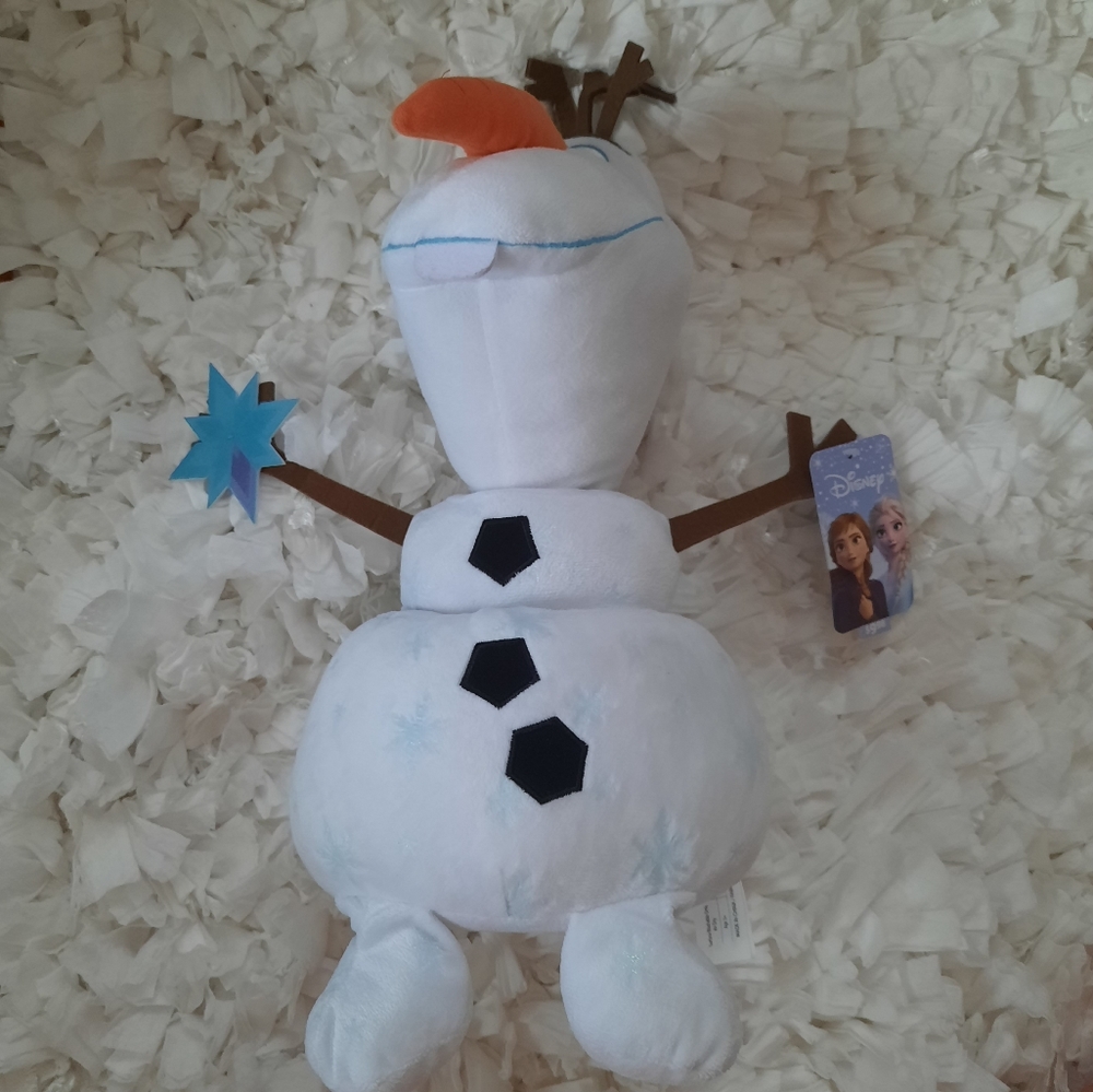 Disney Frozen Olaf Snowman Plush Doll Toy Stuffed Animal NWT - Picture 2 of 9